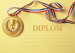 Diplom A4 Medaile