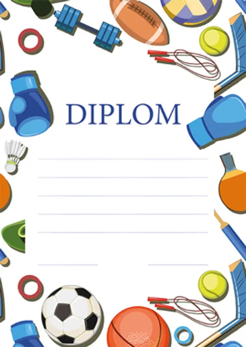 Termék főképe Diplom A4 Sportovní hry