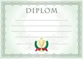 Diploma A4 babér
