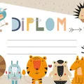 Következő termékkép Diplom A4 - Állatok