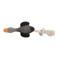 Vadlúd MINI pamut kötéllel, hanggal, 22cm, szürke, rózsaszín, HipHop