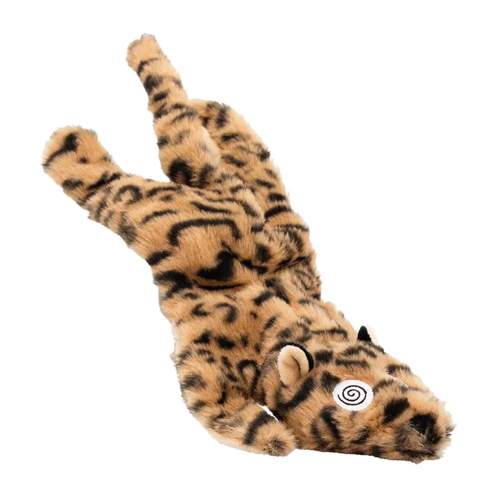 Termék főképe Divoká kočka ležící, 40 cm, plyšová hračka pro psy, HIPHOP DOG, žlutá/černá