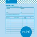 Következő termékkép Dodací list, A6, 100 listů 1045