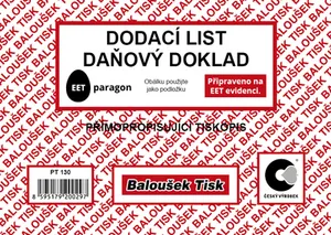 Szállítási jegyzőkönyv - számla A6 PT130