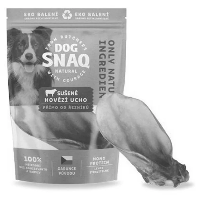 Termék főképe DOG SNAQ hovězí ucho sušené 1 ks