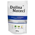 DOLINA NOTECI PREMIUM tőkehal brokkolis tasakkal kutyáknak 500 g