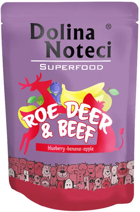 Termék főképe DOLINA NOTECI SUPERFOODS srnec a hovězí kapsička pro psy 300 g