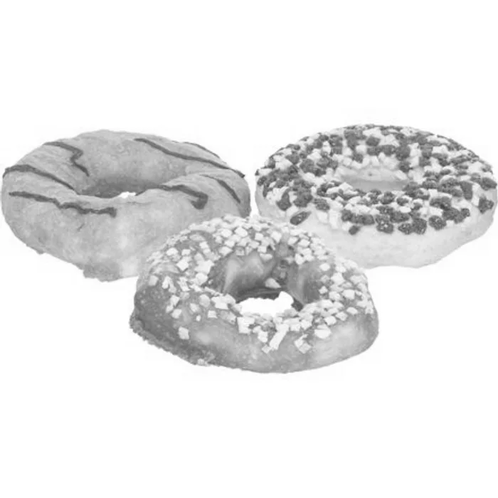 Termék főképe Donuts, buvolí kroužky s příchutí kachna/treska/kuře [50] , o 10 cm