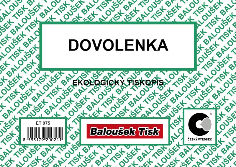 Termék főképe Dovolenka A6 ET075