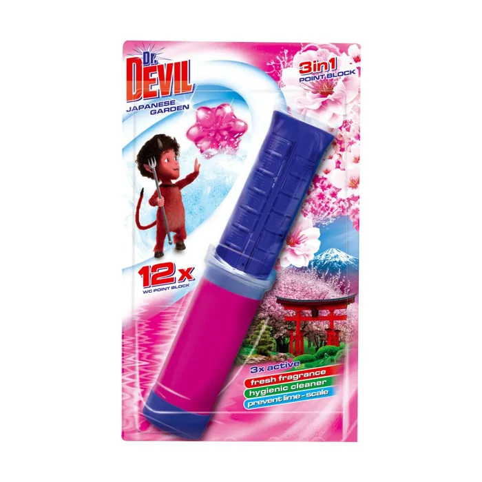Termék főképe Dr. Devil Point Block Wc bodový blok Japanese Garden 75 ml