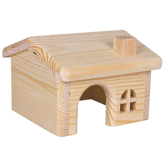 Termék főképe Dř. domek se sedlovou střechou pro myši a křečky 15x11x15cm