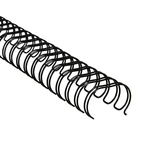 Dróttüskék 2:1 - 25,4mm - fekete - 60 db