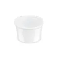 Dresszinges tál fehér átmérő 46mm 30 ml (PP) [50 db]