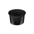 Dresszinges tál (PP) fekete átmérő 46mm 30ml [50 db]