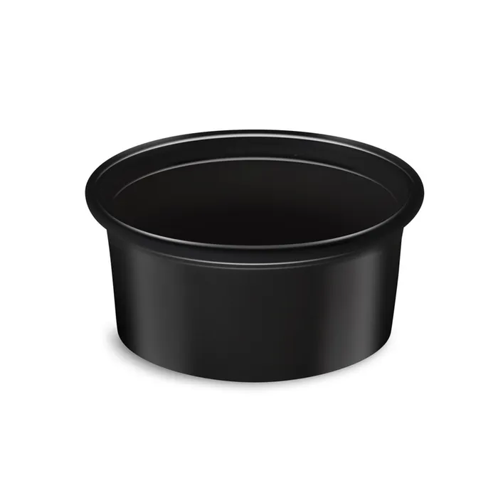 Termék főképe Dresinková miska (PP) černá průměr 70mm 80ml [50 ks]