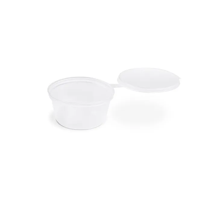 Termék főképe Dresinková miska (PP) s víčkem průhledná průměr 50mm 30ml [100 ks]
