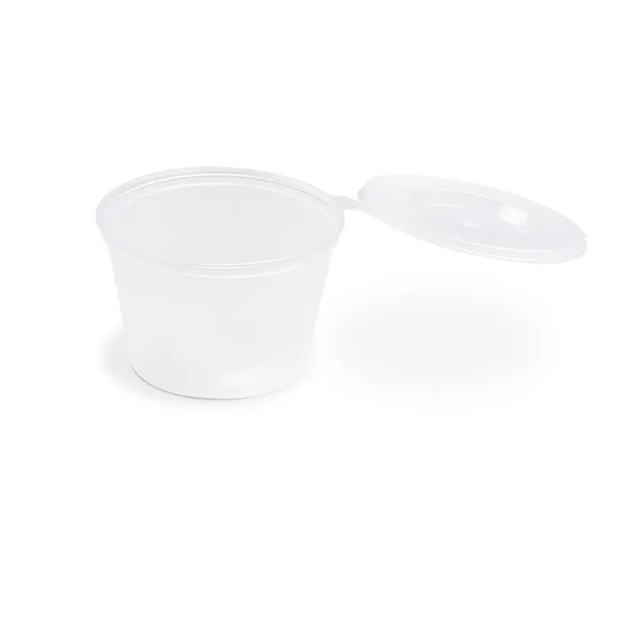 Termék főképe Dresinková miska (PP) s víčkem průhledná průměr 70mm 120ml [50 ks]