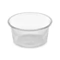 Dresszinges tál átlátszó 80 ml (PP) [50 db]