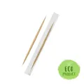 Fogpiszkáló fa átmérő 2 x 65 mm egyesével csomagolt (celofán) [1000 db]