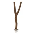 Fa sügér Y fém ketrectartóval 20cm/15mm