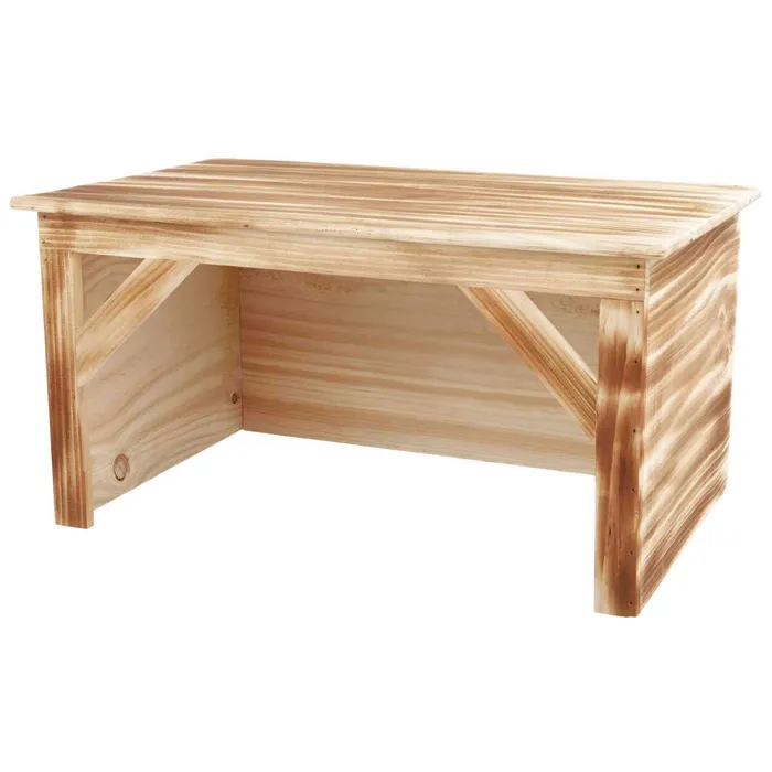 Termék főképe Dřevěný dům pro králíky, opalované dřevo 50 x 26 x 31 cm