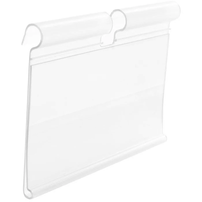 Termék főképe Držák cenovky na háček, 7 x 3,9 cm, transparentní