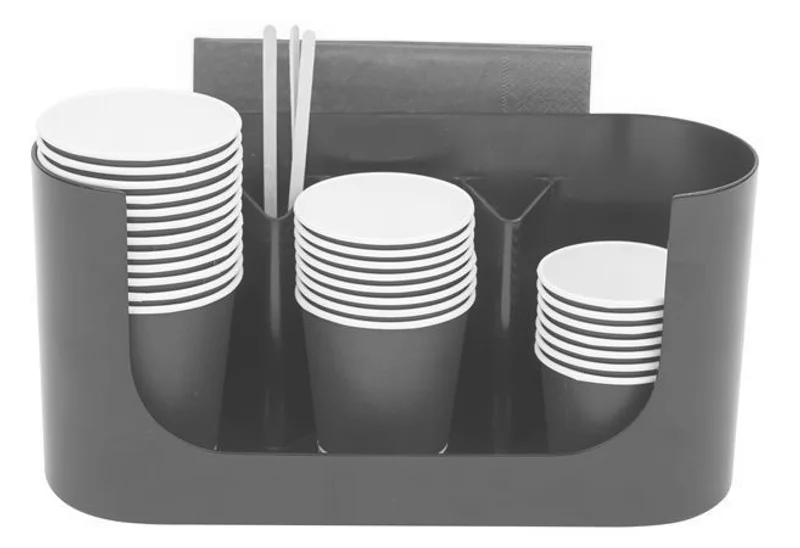 Termék főképe Držák na kelímky "Coffee break", na 3 nápoje, plast, ALBA