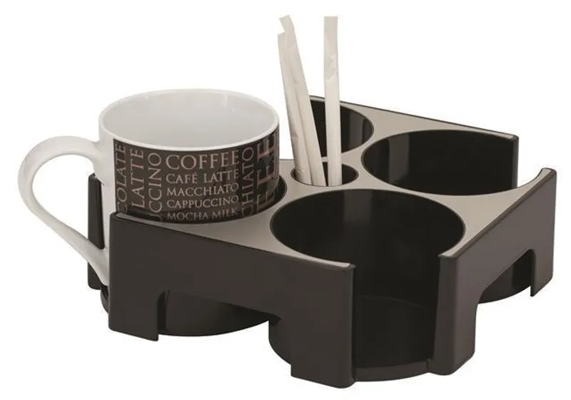 Termék főképe Držák na kelímky "Coffee break", na 4 nápoje, hliník, ALBA