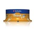 DVD-R 4,7 GB, 16x, AZO, szó szerinti, 25 torta