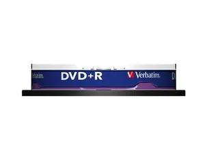 DVD+R 4,7 GB, 16x, AZO, szó szerinti, 10 torta