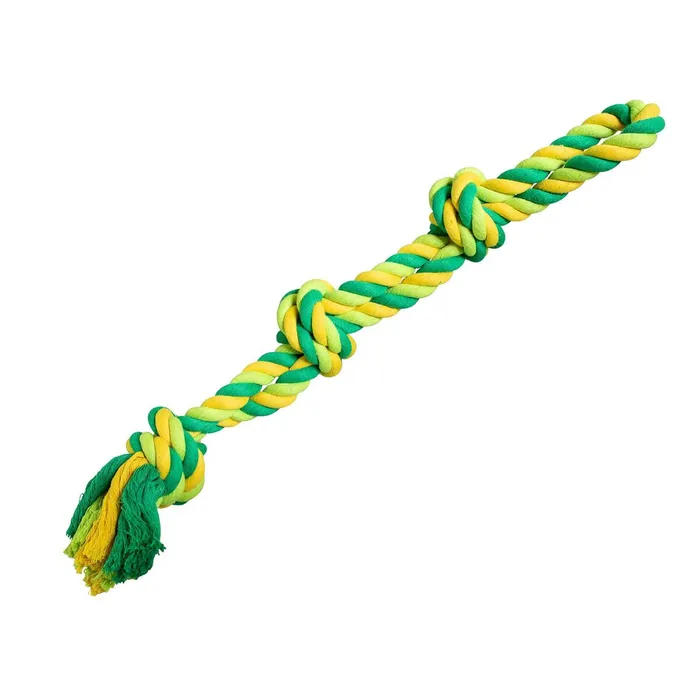 Termék főképe Dvojité lano HipHop bavlněné 3 knoty 60 cm / 450 g limetková, zelená