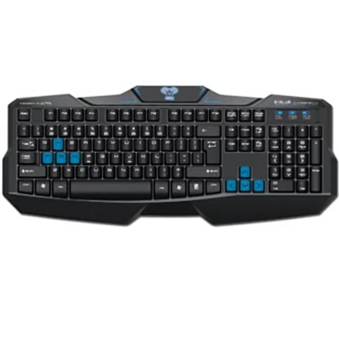 Termék főképe E-BLUE Cobra EKM746, Klávesnice CZ/SK, herní, drátová (USB), černá