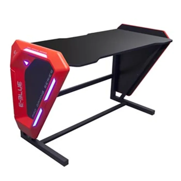 Termék főképe E-Blue Herní stůl EGT002BK, 125x62x80,8 cm, 80,8 cm, podsvícený