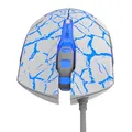 E-Blue Mouse Cobra, 2500 DPI, optikai, 6 tl., 1 kerék, vezetékes USB, fehér-kék, játék, e-bo
