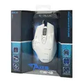 Következő termékkép E-Blue Mouse Mazer, 2500 DPI, optikai, 6 tl., 1 kerék, vezetékes USB, fehér, játék