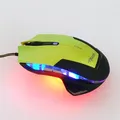 E-Blue Mouse Mazer R, 2400 DPI, optikai, 6 tl., 1 kerék, vezetékes USB, zöld, játék