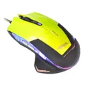 E-Blue Mouse Mazer R, 2400 DPI, optikai, 6 tl., 1 kerék, vezetékes USB, zöld, játék
