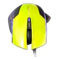 E-Blue Mouse Mazer R, 2400 DPI, optikai, 6 tl., 1 kerék, vezetékes USB, zöld, játék