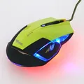 E-Blue Mouse Mazer R, 2400 DPI, optikai, 6 tl., 1 kerék, vezetékes USB, zöld, játék