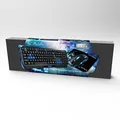 E-BLUE Polygon, Billentyűzet készlet egérrel Cobra II, USA, játék és matrac Mazer Marface S t