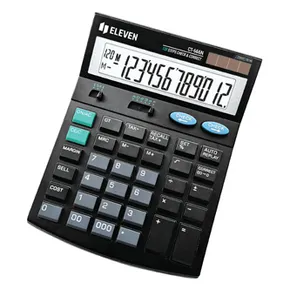 Tizenegy számológép CT666N, fekete, asztali ÁFA számítással, tizenkét számjegyű, , automatikus kikapcsolás