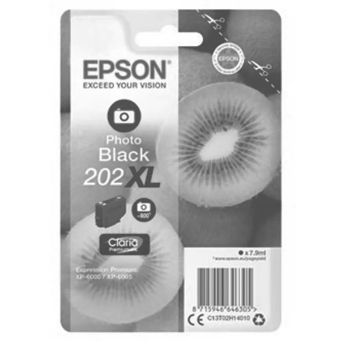 Termék főképe Epson originální ink C13T02H14010, 202 XL, photo black, 7.9ml, Epson XP-6000, XP-6005