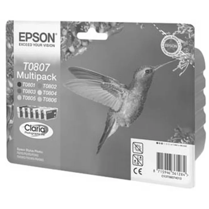 Termék főképe Epson originální ink C13T08074011, CMYK/light C/light M, Epson Stylus Photo PX700W