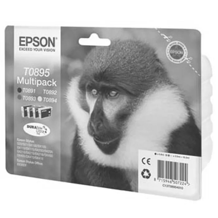 Termék főképe Epson originální ink C13T08954010, CMYK, 3x3,5/5,8ml, Epson Stylus S20, SX100, SX200, SX4