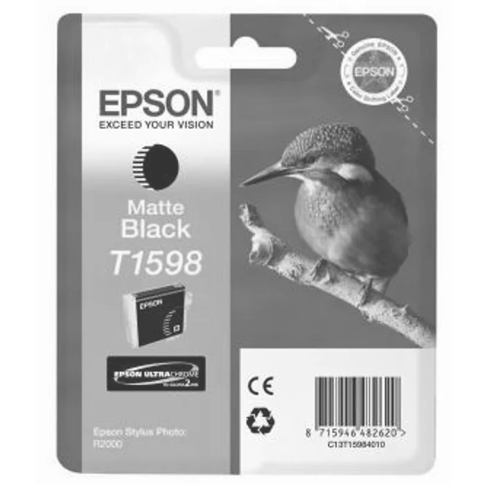 Termék főképe Epson originální ink C13T15984010, matte black, 17ml, Epson Stylus Photo R2000