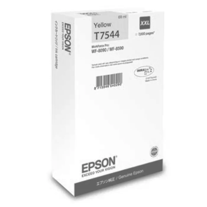 Termék főképe Epson originální ink C13T754440, T7544, XXL, yellow, 69ml, Epson WorkForce Pro WF-8590DWF