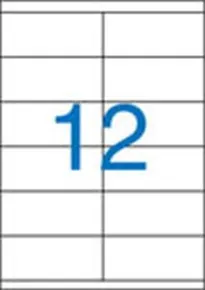 Címke, ILC, 105x48 mm, kétsoros, 1200 db/csomag, VICTORIA