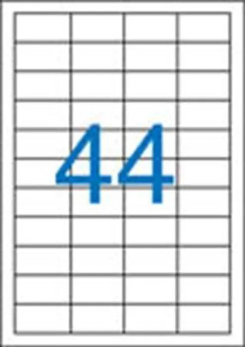 Termék főképe Etiketa, ILC, 48,5 x25,4 mm, čtyřřadé, 4400 ks/bal., VICTORIA