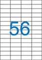 Címke, ILC, 52,5x21,2 mm, négysoros, 5600 db/csomag, VICTORIA