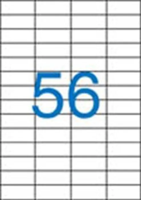 Termék főképe Etiketa, ILC, 52,5x21,2 mm, čtyřřadé, 5600 ks/bal., VICTORIA
